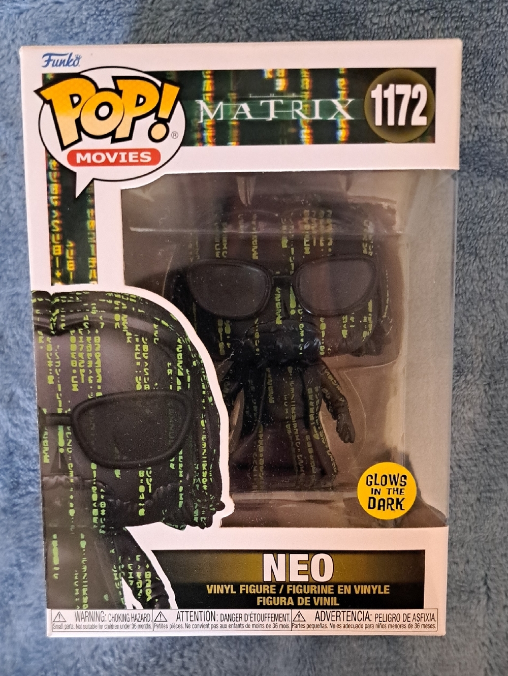Funko Pop! Neo Vinyl Figure - Black & Neon Green Glow